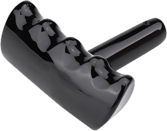 Dioche T-handvat Vorm Auto Versnellingspookknop Shifter voor, &, Hoogwaardig ABS, Ergonomisch Ontwerp, Eenvoudige Installatie (BLACK)
