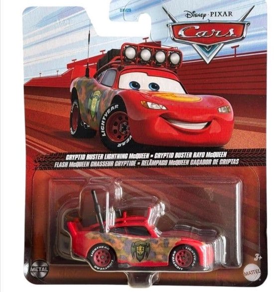 Disney Cars auto Bliksem voertuig Lightning McQueen Cryptid Buster - afmeting 7 cm schaal 1:55 van Merkloos