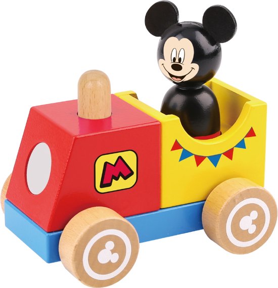 Disney Mickey Mouse Houten Speelgoed Trein TY633 van Disney