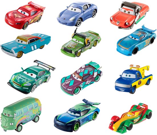 Disney Pixar Cars Assortiment Metalen Singles Clipstrip van Disney Pixar