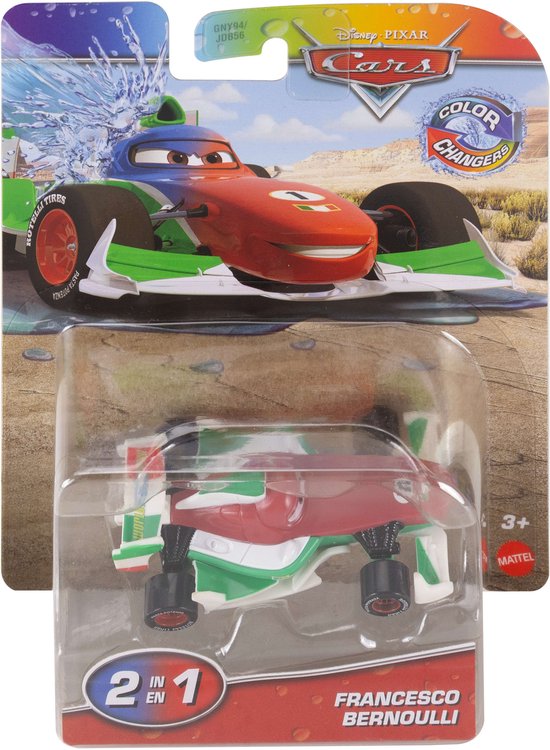 Disney Pixar Cars, Colour changing auto, Francesco Bernoulli van Merkloos