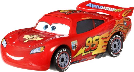 Disney Pixar Cars Disney and Pixar Cars Lightning McQueen, Auto, 3 jaar, Rood van Merkloos