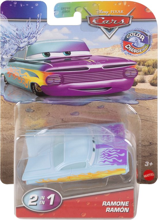 Disney Pixar Cars Disney and Pixar Cars On The Road Color Changers ,Ramone, Auto, 3 jaar, Metaal, Kunststof, Meerkleurig van Merkloos