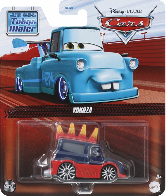 Disney Pixar Cars Disney and Pixar Cars Yokoza, Auto, 3 jaar, Metaal, Blauw, Rood van Merkloos