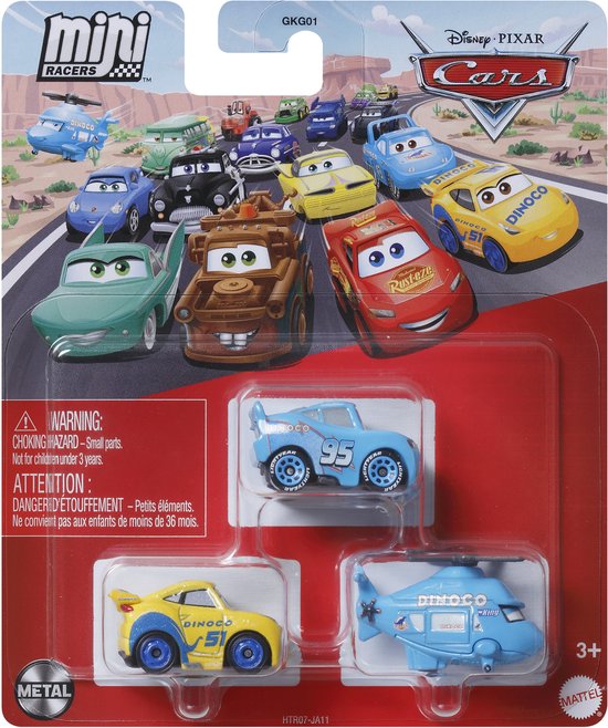 Disney Pixar Cars HTR07, Voertuigenset, 3 jaar, Metaal, Meerkleurig van Disney Pixar