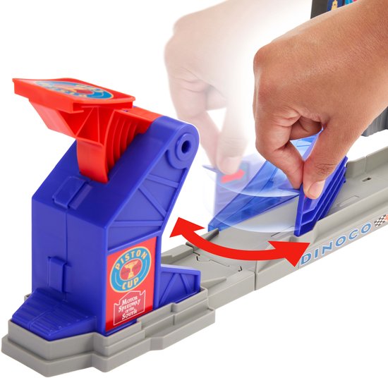 Disney Pixar Cars Piston Cup Stuntbaan Speelset - Bliksem McQueen - 4+ jaar van Merkloos