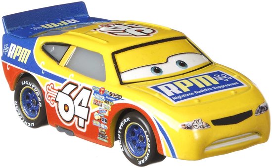 Disney Pixar Cars Winford Bradford Rutherford, Voertuig, 3 jaar, Metaal, Kunststof, Meerkleurig van Merkloos