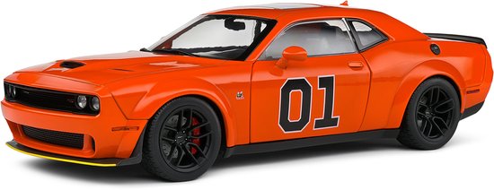 Dodge Challenger R/T Scat Pack Widebody - Dukes of Hazzard Tribute - 1:18 van Acme