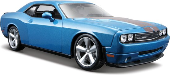 DODGE CHALLENGER SRT8 BLAUW 1:24 (MAISTO) van Dodge