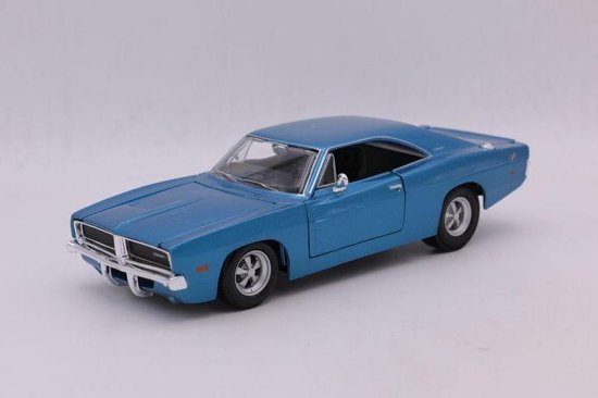 Dodge Charger R/T 1969 Blue van Merkloos