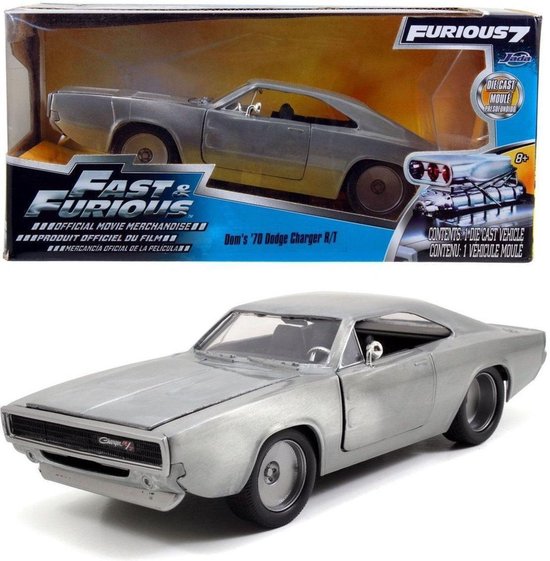 Dodge Charger R/T *Fast and Furious*1968 Bare metal 1-24 Jadatoys van Dodge