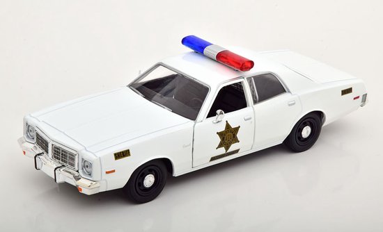 Dodge Coronet 1975 "Hazzard County Sheriff" Beige 1-24 Greenlight Collectibles van Merkloos