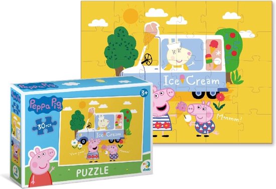 DODO Toys - Peppa Pig Puzzel - 30 stukjes - 20x27 cm - Peppa Pig speelgoed 3+ - Kinderpuzzel 3 jaar van DODO