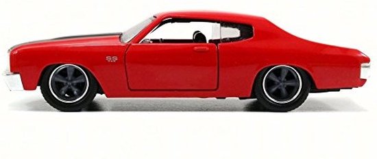 Dom's Chevrolet Chevelle SS rood modelauto 1:32 Fast and Furious van Jada Toys