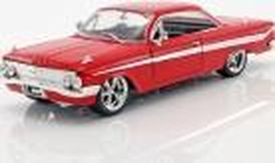 Dom's Chevrolet Impala Fast and Furious 8 2017 rood 1:24 Jada Toys van Jada Toys
