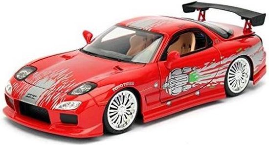 Dom's Mazda RX-7 The Fast And The Furious 1:32 van Jada Toys