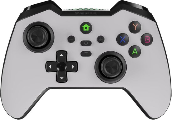 Draadloze Game Controller - Gamepad Joypad - Multiplatform Gaming - Verwisselbaar Voorpaneel - Wit van Merkloos