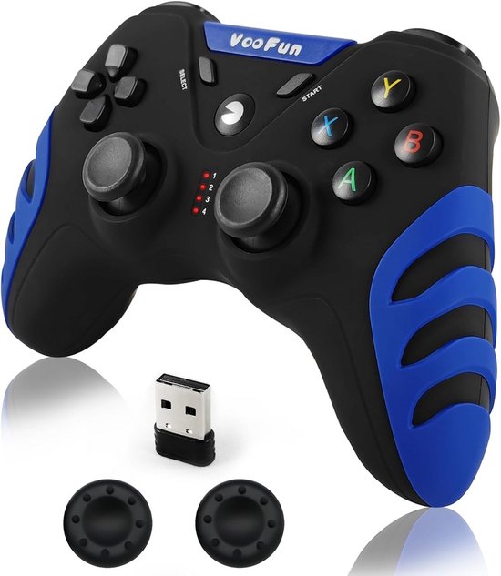Draadloze Game Controller voor PC, PS3 en Android TV met Dual Shock van Merkloos