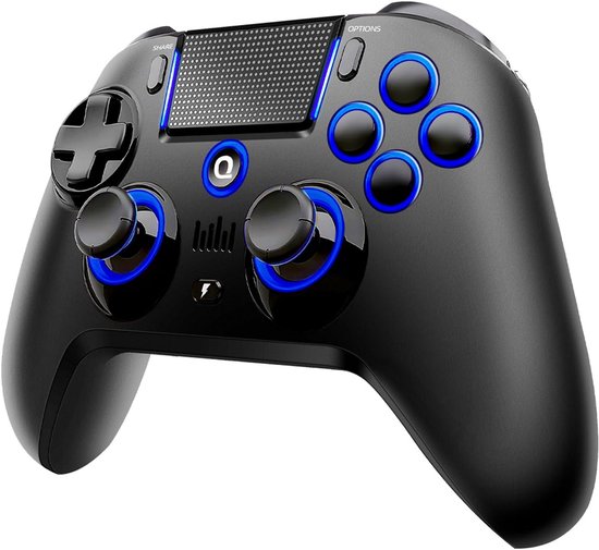 Draadloze Gamecontroller met Hall Effect Joysticks voor PS4, PC, Mobiel en meer