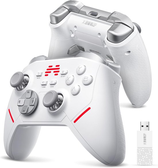 Draadloze Gamecontroller met Hall Triggers voor PC, Switch en Android van Merkloos