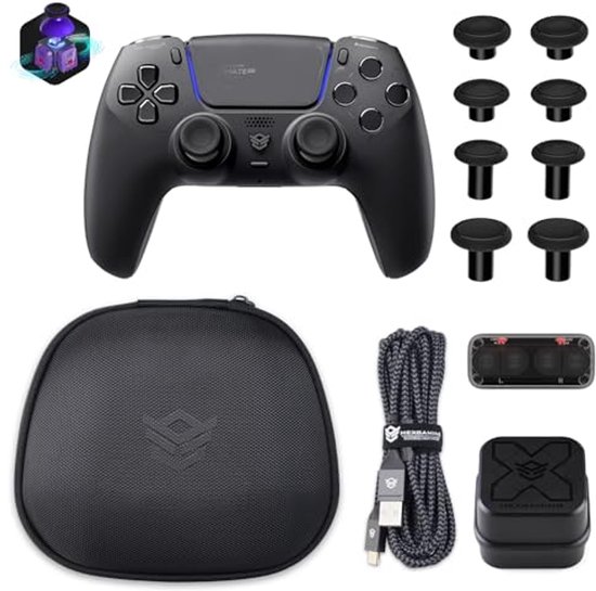 Draadloze Gaming Controller voor PS5 en PC met Remappable Knoppen en Hall Effect Joysticks van Nacon