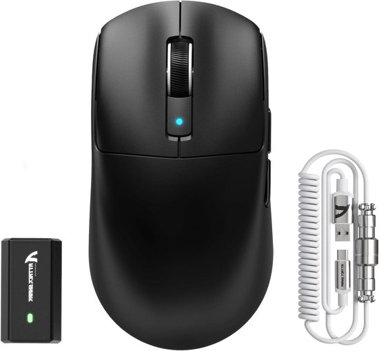 Draadloze Gaming Muis - Ultralichte Muis - Intensief Gamers Gebruik - 8K Polling Rate - 39 Gram - Zwart van Merkloos