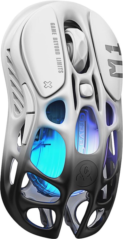 Draadloze Gamingmuis met 26000 DPI, Lichtgewicht Magnesiumlegering, 5 Programmeerbare Knoppen van Glorious