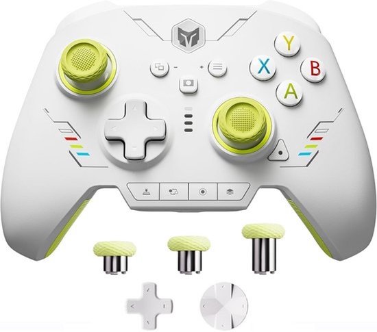 Draadloze Pro Controller met Hall Effect Triggers en Motion Control voor Switch, PC, Android en iOS