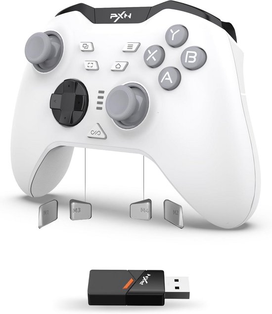 Draadloze Pro Gaming Controller met Hall Effect Joysticks voor PC, Switch, Android en iOS van Merkloos