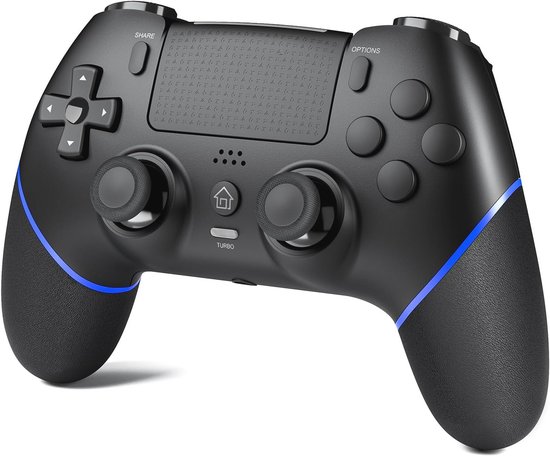 Draadloze PS4 Controller met Hall Joysticks en Gyroscoop van Merkloos