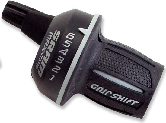 Draai Shifter - Fiets Schakelaar - Fietsen Versnellen - Optisch Display - 6-Gang - Zwart