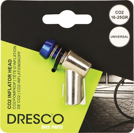 Dresco Co2 Pompkop Universal 16-25 Gram Staal Zilver van Dresco