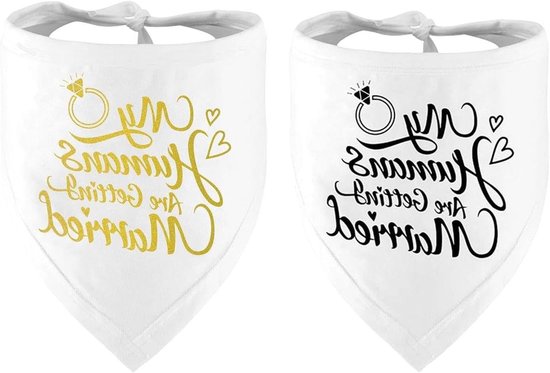 Driehoekige Sjaal - Huisdieren - Verstelbaar - Honden - Speeksel - Bruiloft - Foto - Geschikt voor - Bruin - Model. van Merkloos