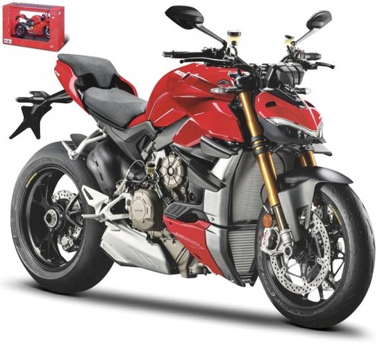 Ducati Super Naked V4S Red van Merkloos