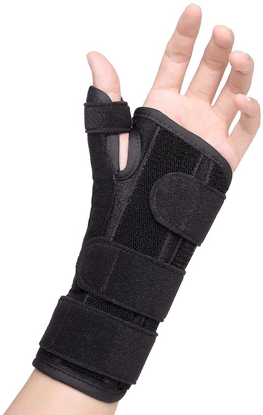Duim Spica Ondersteuning Brace, Carpaal Tunnel Polsspalk, Nachtslaap Pols Duim Stabilizer voor De Quervain' Tenosynovitis, Tendinitis, Artritis, Trigger Thumb, Sprain, Past op vrouwen en mannen