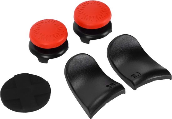 Duim Stick Grips - Controller Knoppen - Verbeterde Game Controle - Niet-slip Ontwerp - 5 Delige Set - Rood