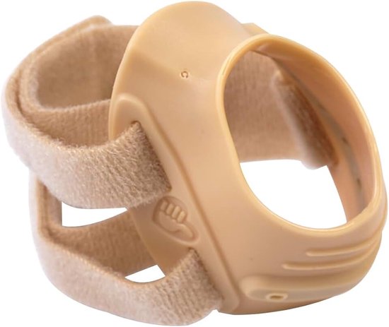 Duimbrace voor rechterhand, duimondersteuning met klittenbandbevestiging, hand-duimfixatieband, drukvingerbrace, verlichting van artritispijn, sportbeschermende ondersteuning