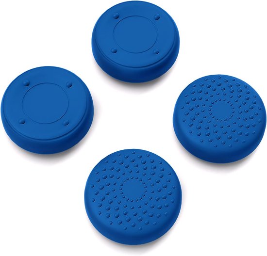 Duimgreep Caps - Joystick Covers - Gaming Precisie - Verhoogde Stippen Ontwerp - 8x7x1.3 cm - Blauw van Merkloos