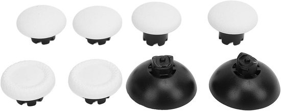 Duimstick Vervangingsset - Controller Grips - Gaming Precisie - Drie Hoogtes - 8x6x3 cm - Wit van Merkloos