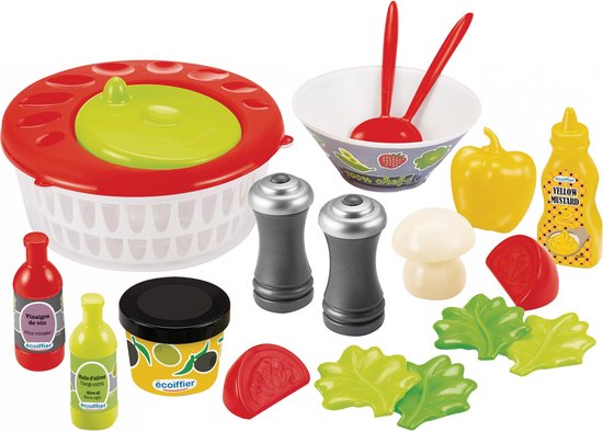 Ecoiffier 100% Chef Salade Set van Ecoiffier