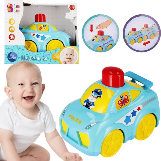 Educatief Speelgoedauto - Kleine Agent Bam Bam 12m+ van Bam Bam
