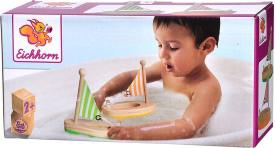 Eichhorn Houten Zeilbootjes, 2st. van Merkloos