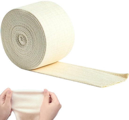 Elastische Bandages - Ondersteuning en Comfort - 1 stuk - Katoen van Merkloos