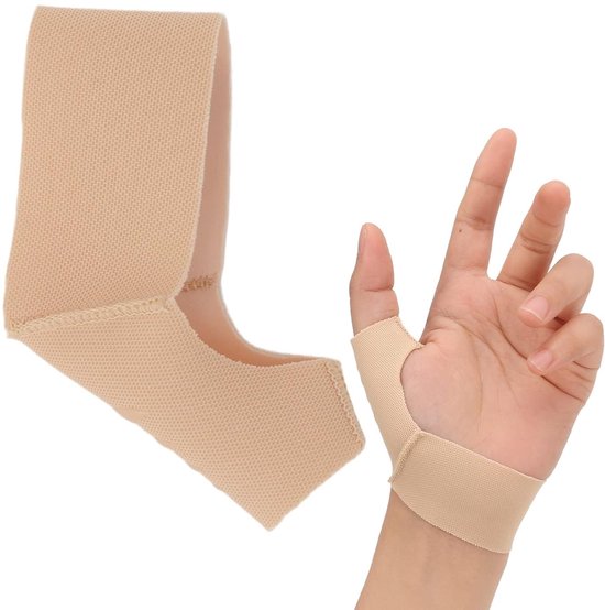 Elastische duim polsspalk, duim polsbandage duimcompressie compressie handschoenen voor gewrichtspijn, tendinitis verstuikingen (M)