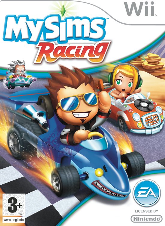 Electronic Arts MySims Racing, Nintendo Wii, Wii, E (Iedereen) van Merkloos