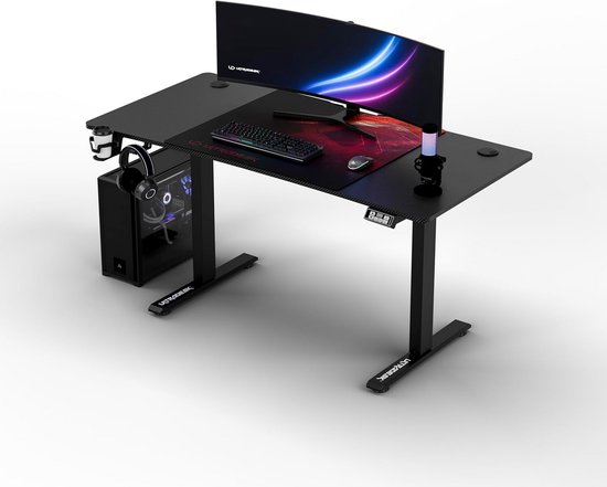 Elektrisch In Hoogte Verstelbaar Gaming Bureau met XXL Muispad