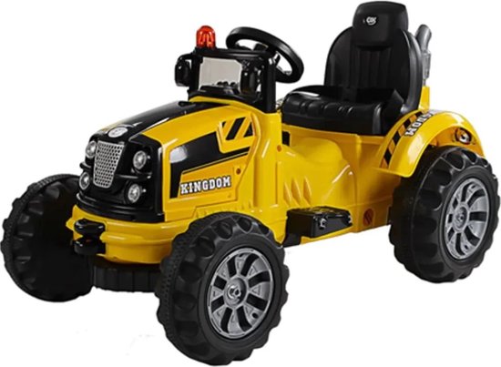 Elektrische Tractor voor Kinderen - 12V accu - 3 tot 6 jaar - Geel van Pewi