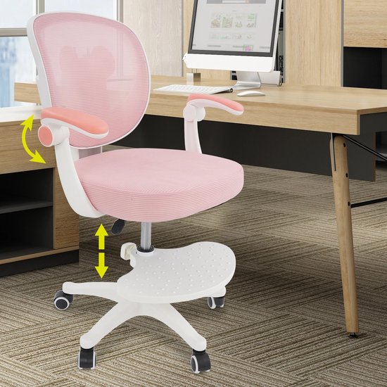 Elzusha - In Hoogte Verstelbare Kinderstudie Stoel met Ergonomische Rugleuning