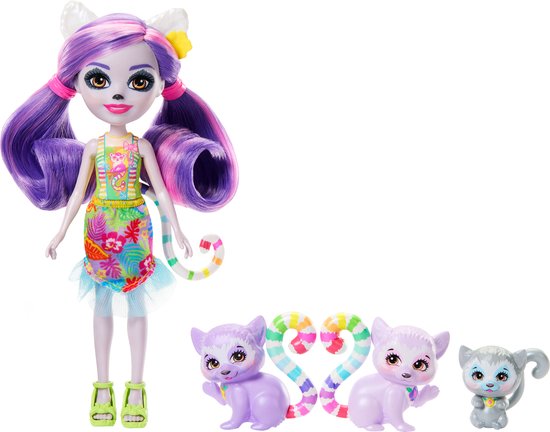 Enchantimals Lorinda Lemur Family van Enchantimals