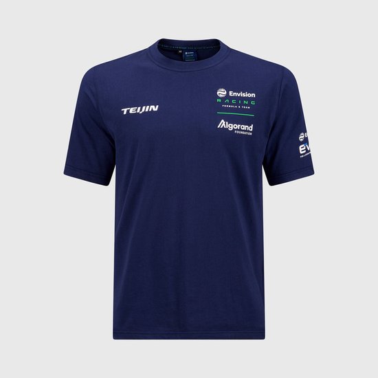 Envision Racing - Formula E - Team T-Shirt - Blauw - Heren - Maat L van Merkloos